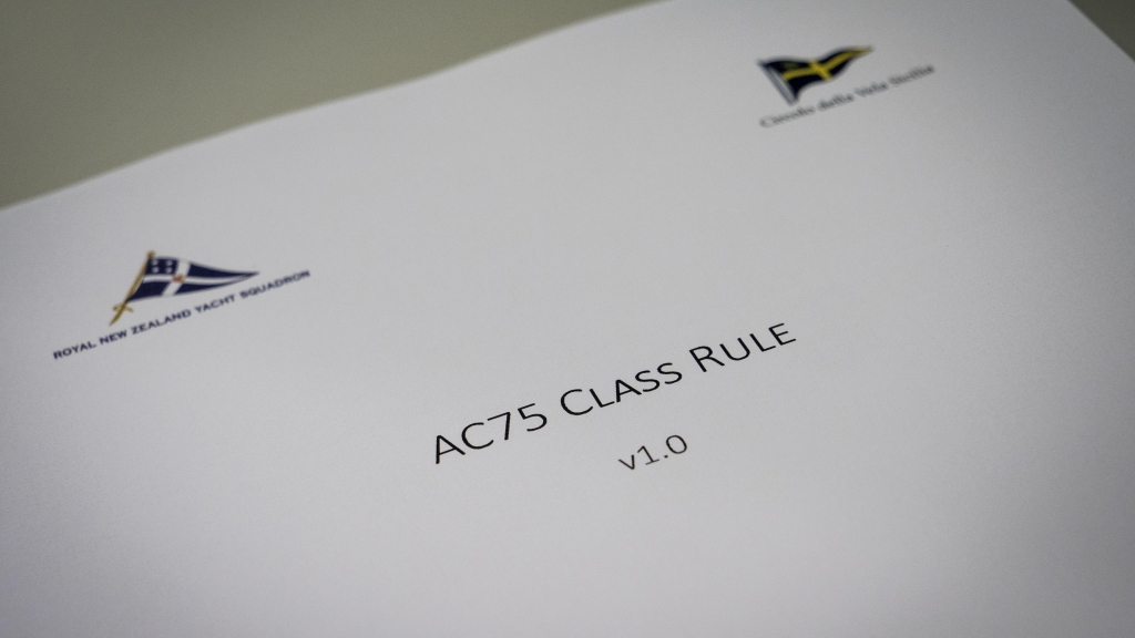 29/3/18- 36th America's Cup Class Rule