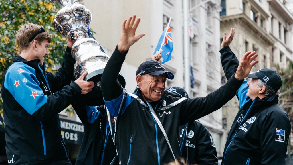 06/07/17 Emirates Team New Zealand - America's Cup Victory Parade in Auckland City
Copyright: Richard Hodder