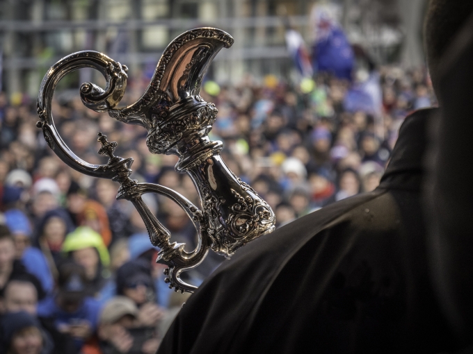 Emirates Team New Zealand victory parade in Christchurch New Zealand